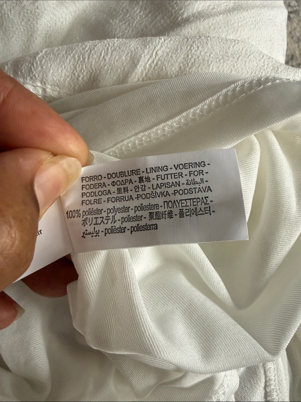 Zara Cream Ruffle Mini Dress - Picture 6 of 6